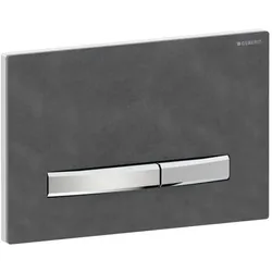 Geberit Sigma 50 Square Betätigungsplatte 115788JM2 Mustang Schiefer, für 2-Mengen-Spülung