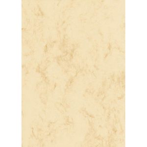 Sigel Briefpapier DP983, beige, A4, Marmorpapier, 90 g/m², 75 Blatt
