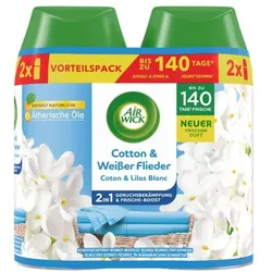 AIR WICK 2x Raumduft-Nachfüller Freshmatic Max Pure »Cotton & Weißer Flieder« violett