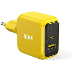 Aohi Ładowarka Ładowarka Magcube PD 67W 1x USB-C, 1x USB-A (67 W, 2 Ports), USB Ladegerät, Schwarz