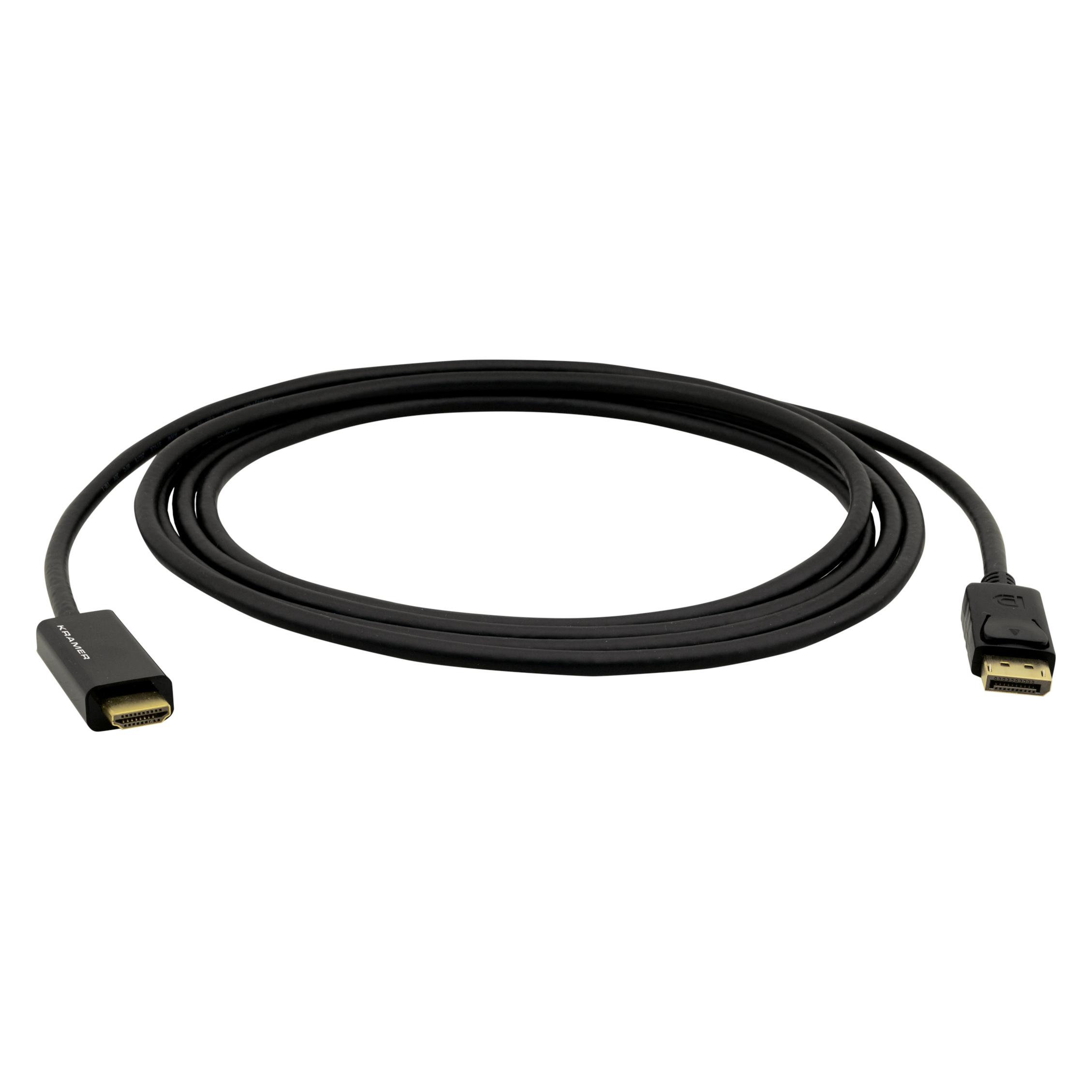 Kramer Aktiv-Display-Kabel Port (M) auf HDMI (M) C-DPM/HM/UHD-3 (0.90 m) (97-0611003)