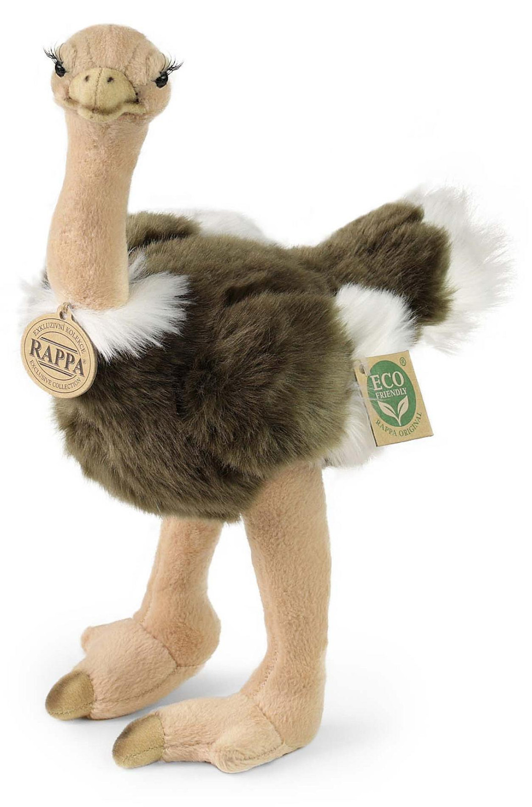 Rappa Pluche Struisvogel 32 cm Milieuvriendelijk