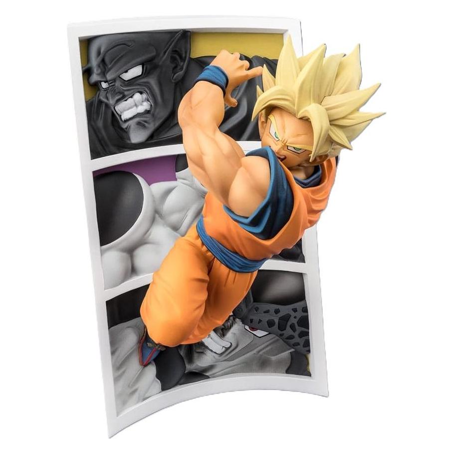 Bandai ST Dragon Ball Z FigZero: SS Son Goku Trail of Battles 22cm (64571)