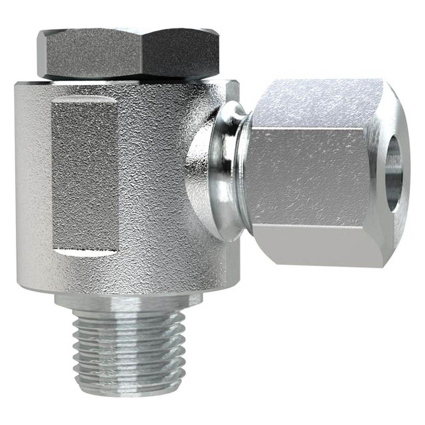 Riegler Schwenkbare Winkel-Verschraubung, M33x2,0 a., Rohr-Aussen-Ø 28 (41 mm) (SWVM3328LST)