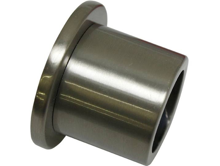 Gardinenstangenhalter Wandlager für Ø 20 mm , silber (edelstahl, optik), SCHÖNER WOHNEN-KOLLEKTION, Gardinenstangenhalterungen, Gardinenstangenhalter, Serie Einzelprogramm Leon Ø 20 mm