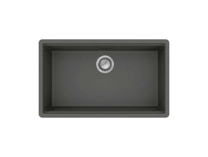 hansgrohe Granitspüle hansgrohe S530-F700 Handbedienung steingrau, 74,5/445 cm