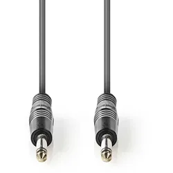 Nedis Mono-Audiokabel - 6.35 mm Stecker - 6.35 mm Stecker - Vernickelt - 5.00 m - Rund - PVC