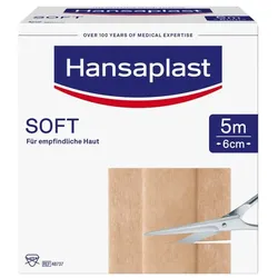 Hansaplast Soft 5mx6 cm Rolle