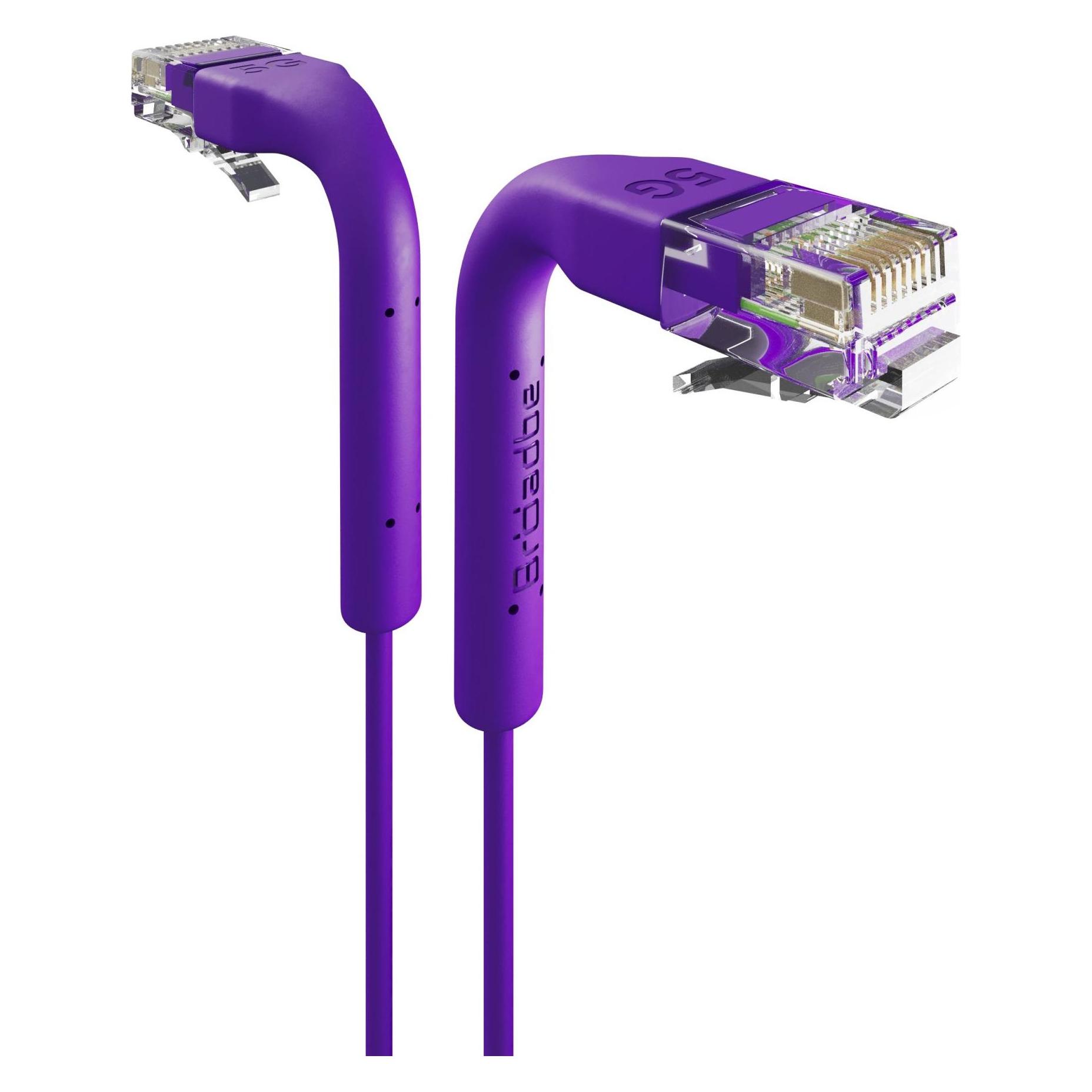 Broadbe Slim Patch Cable 5G Purple 0.1m Cable-Patch-Cat6-PR-0.1M-Slim (CAT6, 0.10 m) (Cable-Patch-Cat6-PR-0.1M-Slim)