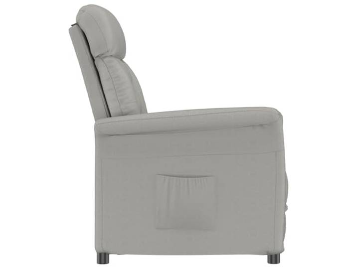 HEFZGDB Relaxsessel Hellgrau mit verstellbaren Armlehnen und Neigemechanismus für ultimativen Komfort, modernes Design und atmungsaktiver Stoff