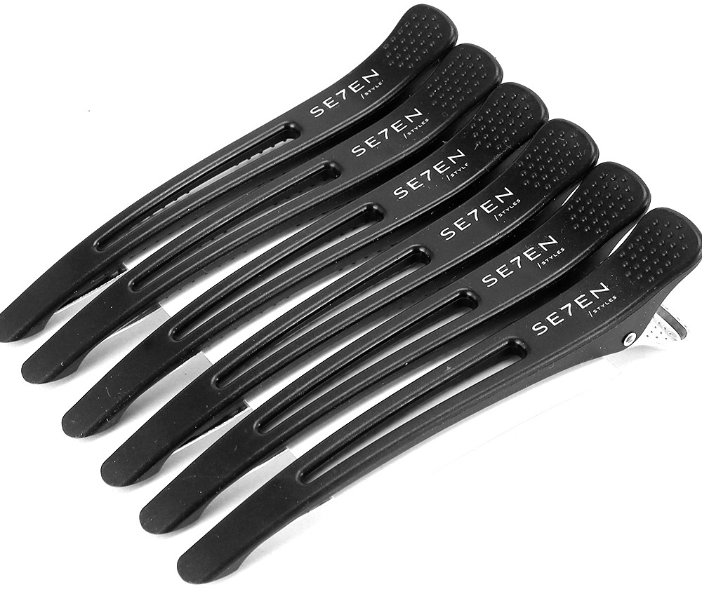 Se7en Styles Hair Clips Black SS2591