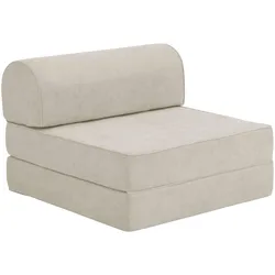 FALTSESSEL Katusha Flachgewebe beige