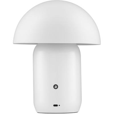 NOVA LUCE Tischleuchte "POIS", weiß, 1, Ø 20cm H: 25,5cm, 1 Stk., Leuchten, Tischleuchte