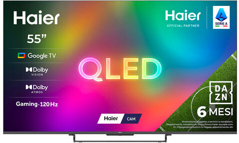 HAIER S85 Series 36200149 TV 139,7 cm (55'') 4K Ultra HD Smart TV Wi-Fi Nero