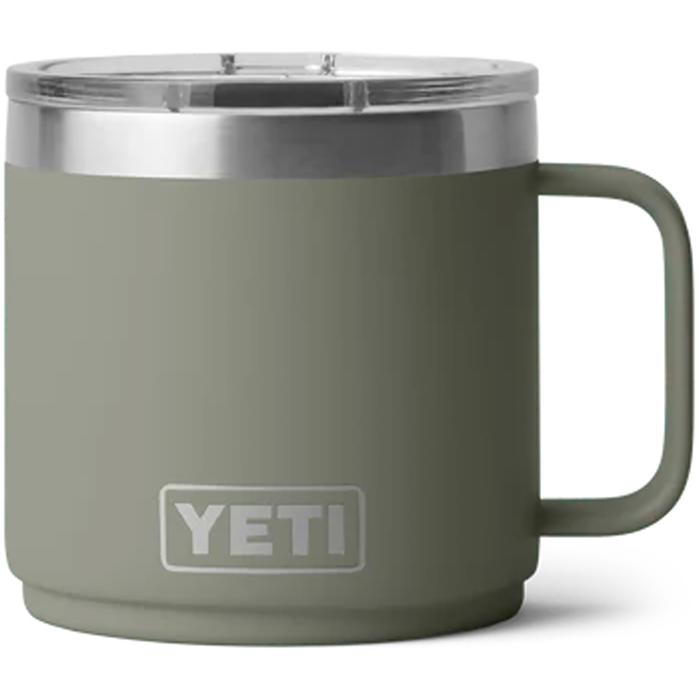 Yeti Rambler Mug CL 14oz Isolierbecher Isolierflaschen oliv Größe 414ml Camping | Lifestyle