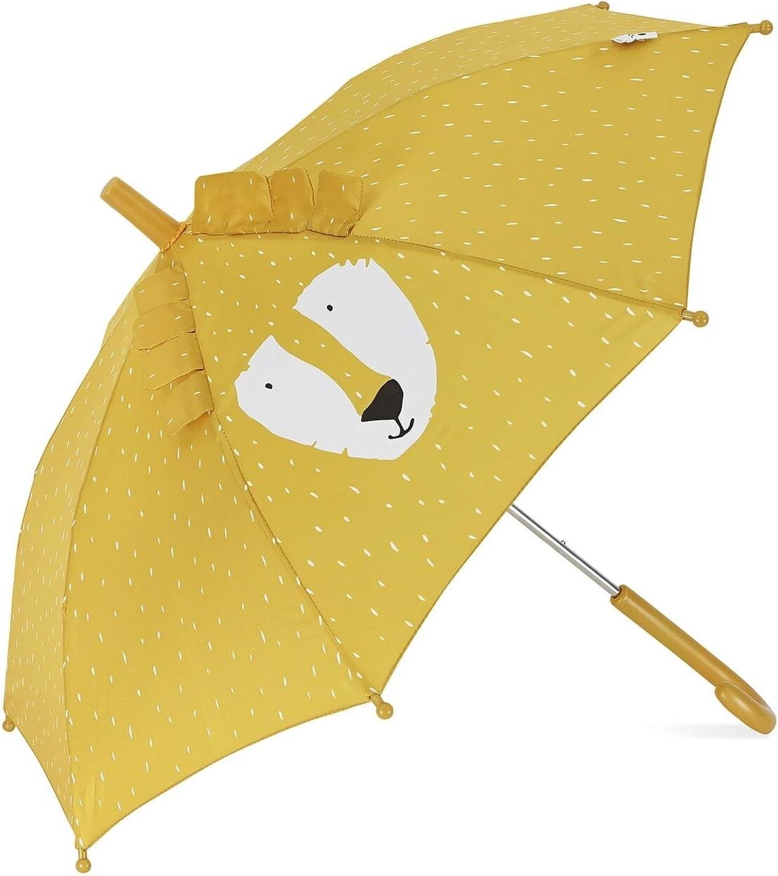 Stockregenschirm TRIXIE "Trixie Regenschirm Löwe", Damen, gelb, Regenschirme Stockregenschirm gelb Einheitsgröße