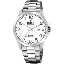 Festina F20024/1 Herrenuhr Stahlband mit Saphirglas