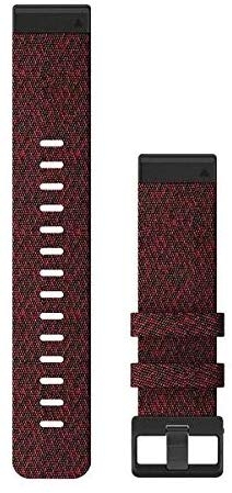 Garmin QuickFit 22-Uhrenarmbänder Rotmeliertes Nylon