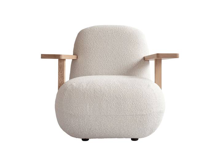 101 Copenhagen Toe chair Sessel mit Armlehnen Natural oak-off white