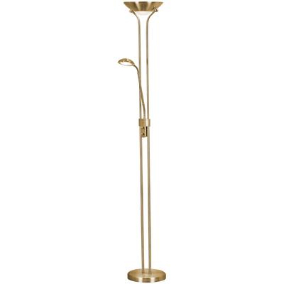SEARCHLIGHT Stehlampe "Mother & Child Floor Lamp", gold (satin, messing), 1, Ø 25,4cm H: 180cm, 1 Stk., Leuchten, Stehlampe