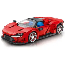 Reobrix 11026 Rennwagen 1:16 Klemmbaustein Auto 1168 Teile ab 14