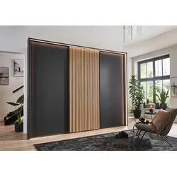 Wiemann Schwebetürenschrank Denver 250 x 217 cm Dekor Grau Graphit