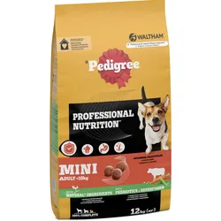 PEDIGREE Trockenfutter für kleine Hunderassen mit Rindfleisch und Gemüse 12 kg