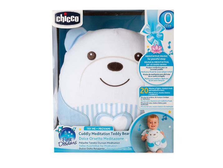 Peluche Tendre Ourson Bleu
