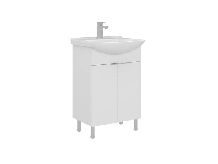 Meuble Vasque Purus 55 - 55 x 50 x 83 cm - White