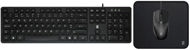 TECLADO + RATO + TAPETE TECH FUZZION FIRST