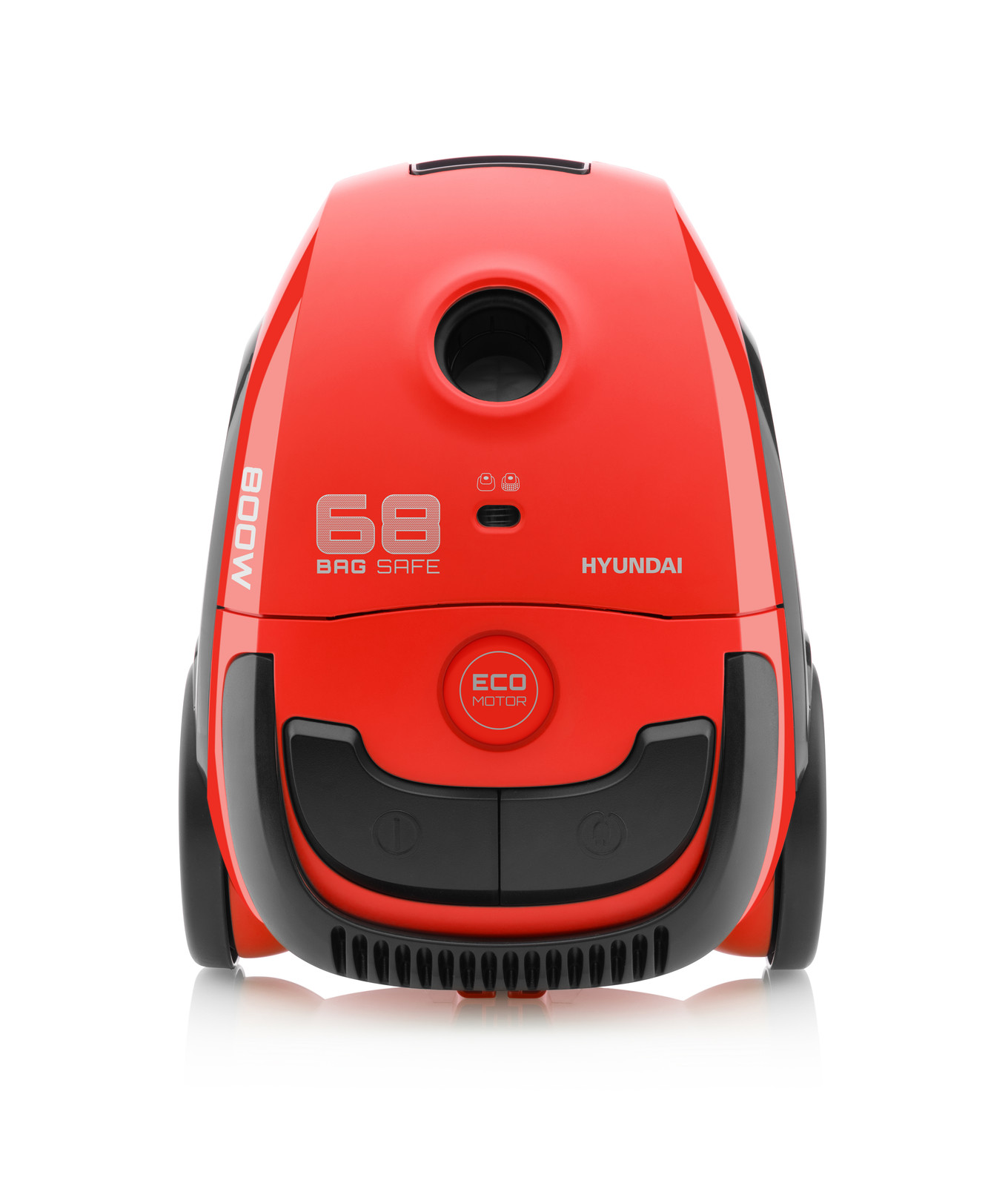 Hyundai stofzuiger HYUVC068R met 800W ECO-motor en accessoires