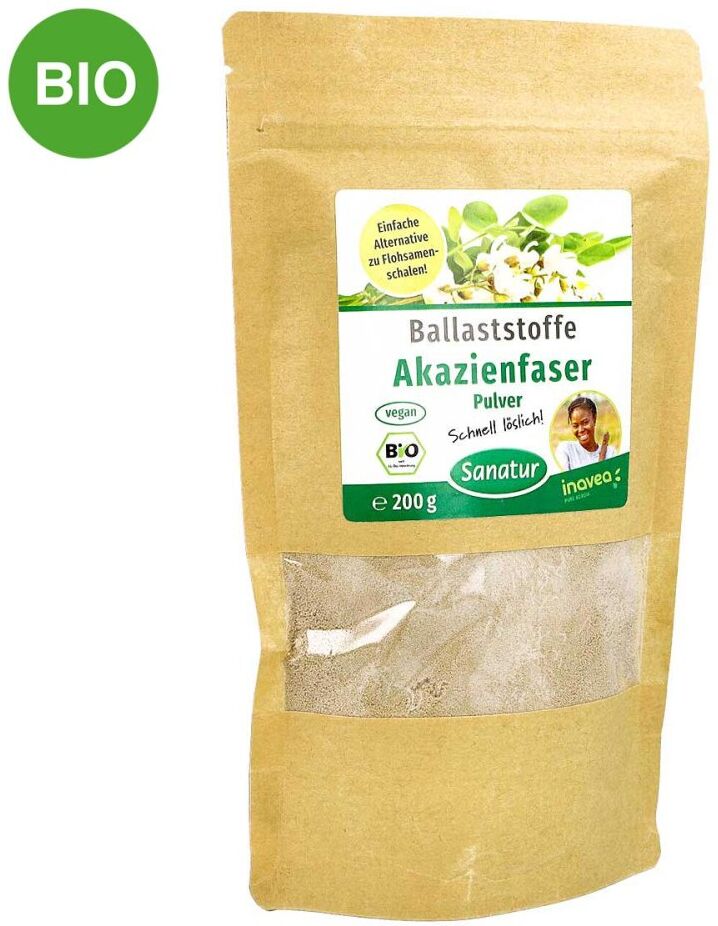SANATUR Akazienfaser Ballaststoffe Pulver