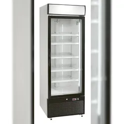NORDCAP Glastürtiefkühlschrank TKU 440 G-LED, 515 Liter, weiß