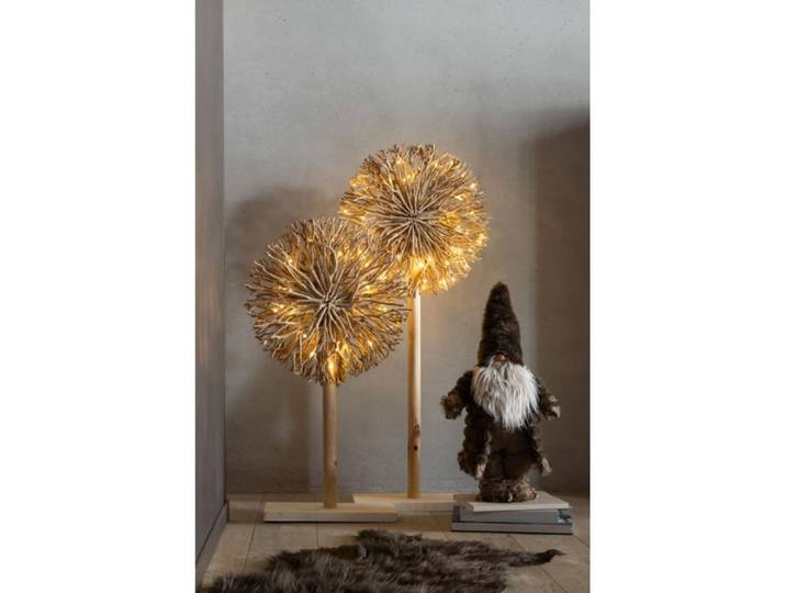 Lutin en textile marron 25x18x64 cm