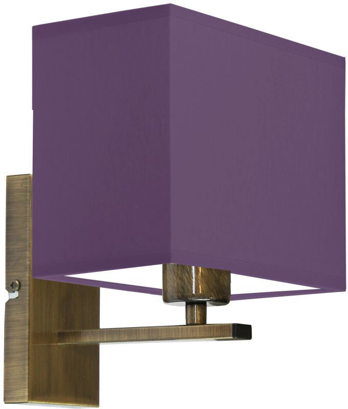 17 Stories Asavira Armed Sconce Violet/Antique Gold
