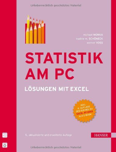 Michael Monka - Statistik am PC: Lösungen mit Excel - Preis vom 02.10.2026 23:42:20 h
