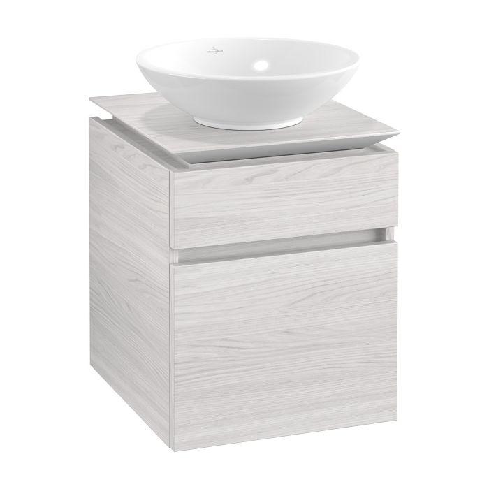Villeroy & Boch Legato Waschtischunterschrank B56600E8 45x55x50cm, White Wood