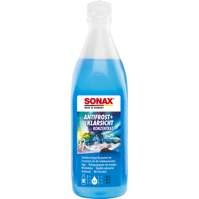 SONAX Frostschutz, Scheibenreinigungsanlage AntiFrost+KlarSicht Konzentrat Citrus [250 ml] 03321000