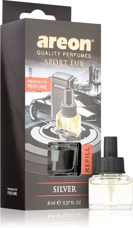 Areon Car Black Edition Silver car air freshener refill 8 ml