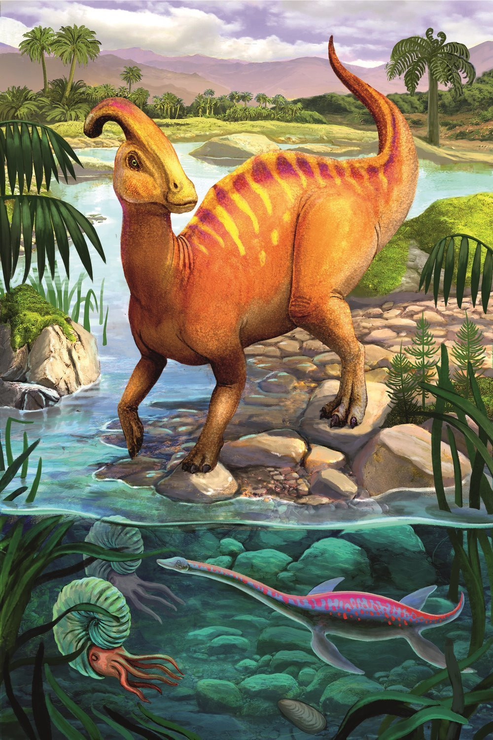 Trefl Puzzel Geweldige dinosaurussen met 54 mini-stukjes