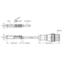 Turck Magnetfeldsensor BIM-UNT-AN6X-0.3-RS4