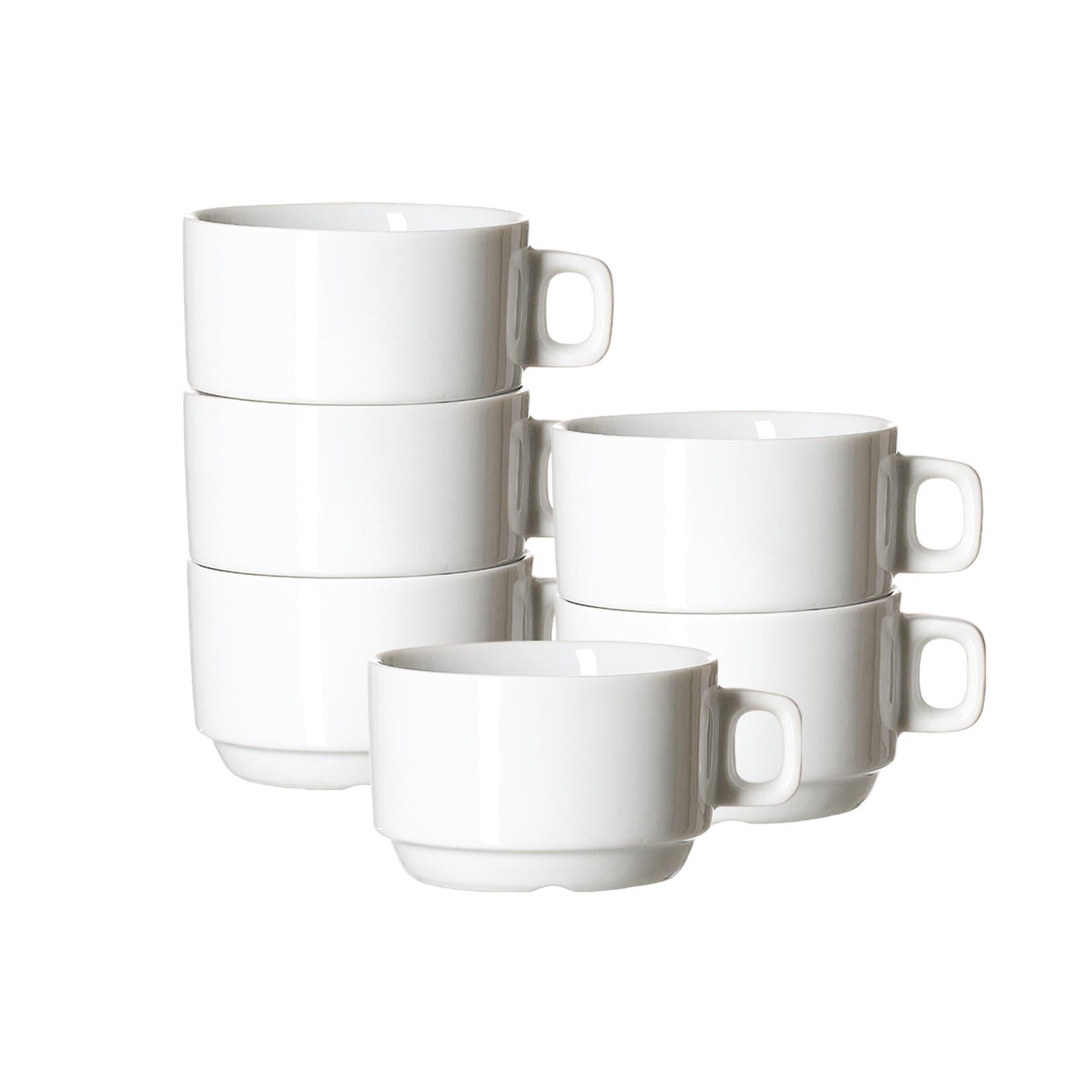 Ritzenhoff & Breker Kaffeetassen Bianco 190 ml 6er Set