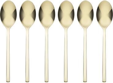 Oneida Allay Champagne Everyday Flatware Teaspoons, Set of 6