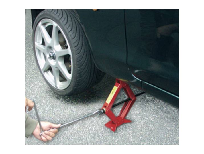 Cric pour voiture avec manivelle, 1,5 t