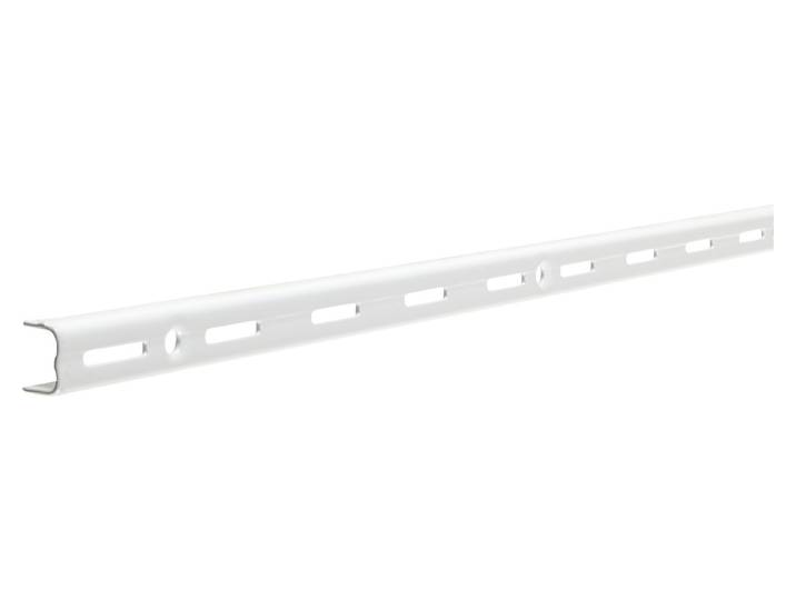 Wandschiene 1-Reihig Weiss 100 × 2 cm