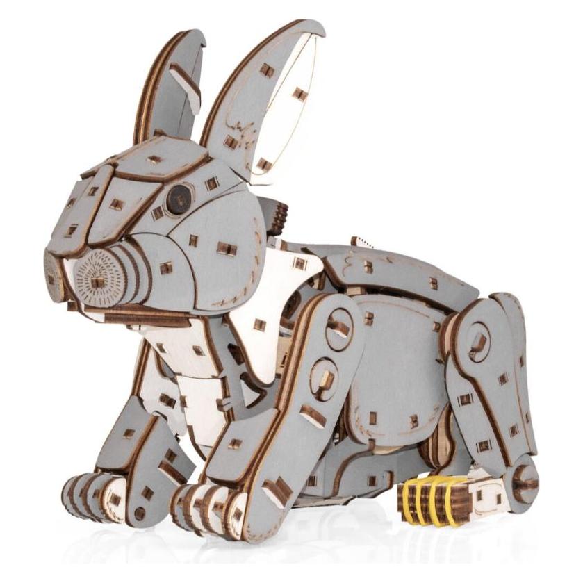 Eco Wood Art Rabbit Grey (69575524)