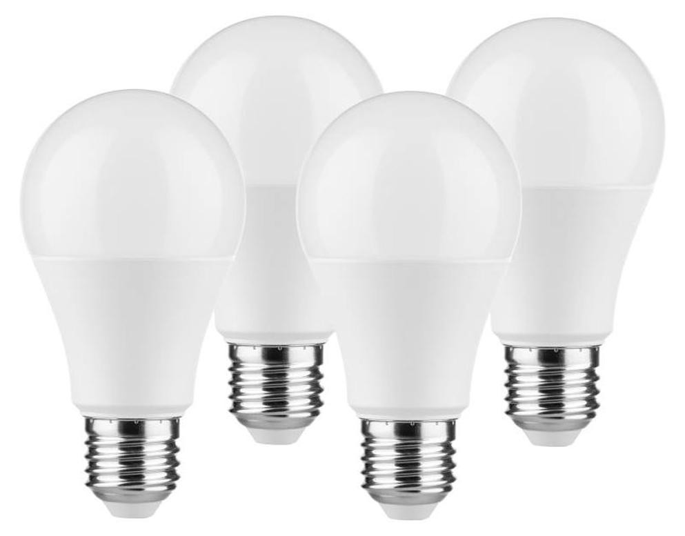 Müller-Licht LED lamp, 8,5W, E27, opaal, warmwit, set van 4