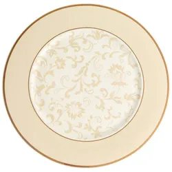 PLATZTELLER Ivoire weiß-gold ø 30,6 cm