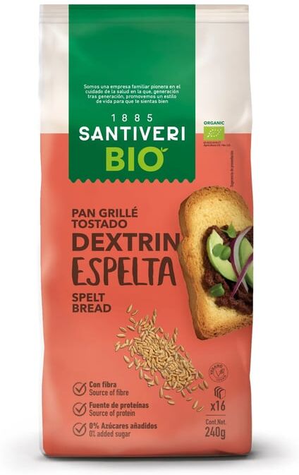 Santiveri Grillé Pão Torrado Com Espelta Bio 240g