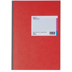König & Ebhardt Kladde 8614271 DIN A4 kariert 48Blatt rot